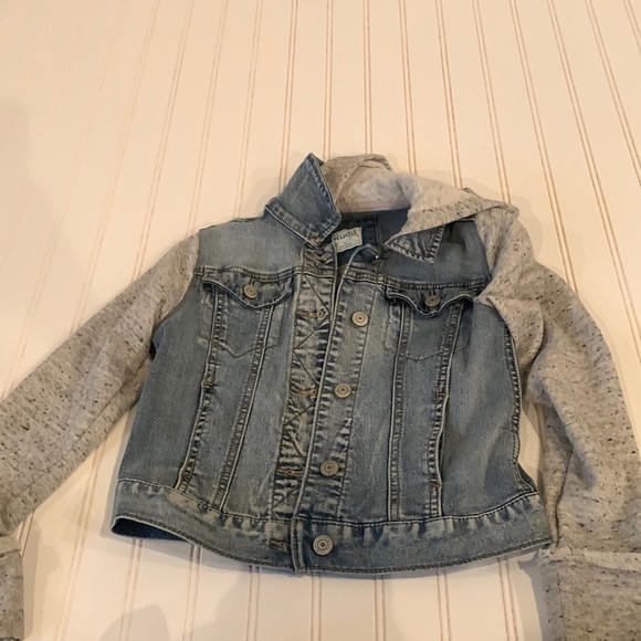 Mudd Other - Mudd - Girls Jean jacket with gray sleeves, Girls size 10